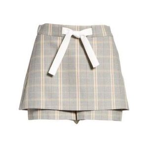 Maje Ila Plaid Skort